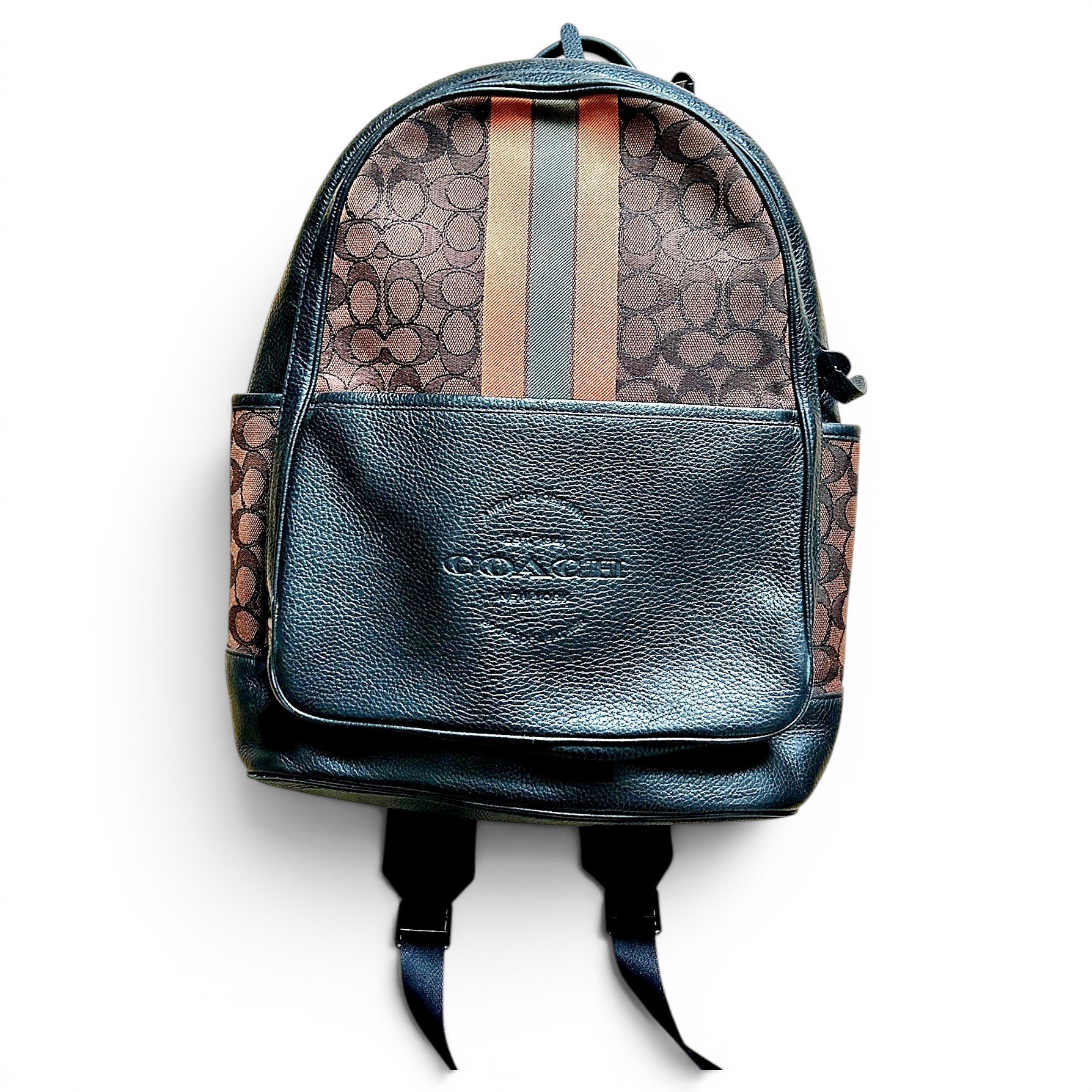 Campus leather backpack