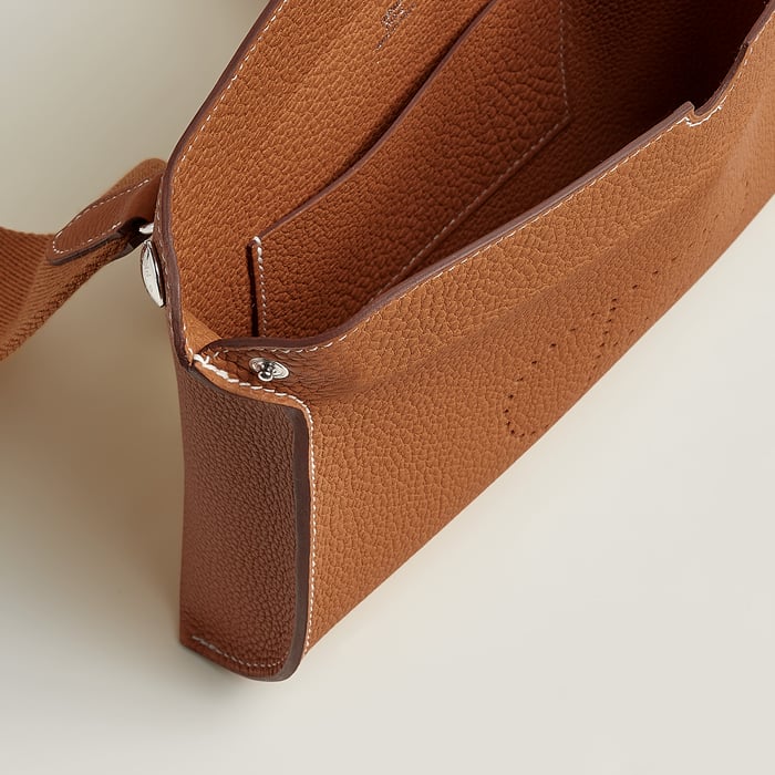 Naturel Sable Hermès Videpoches Bag