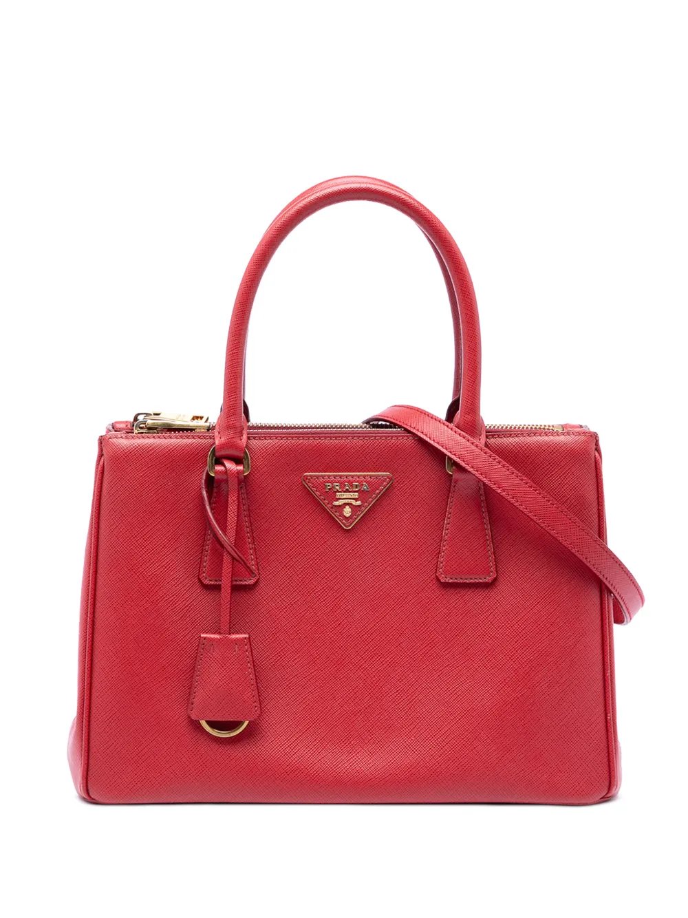 2010-2026 Medium Saffiano Galleria Double Zip satchel