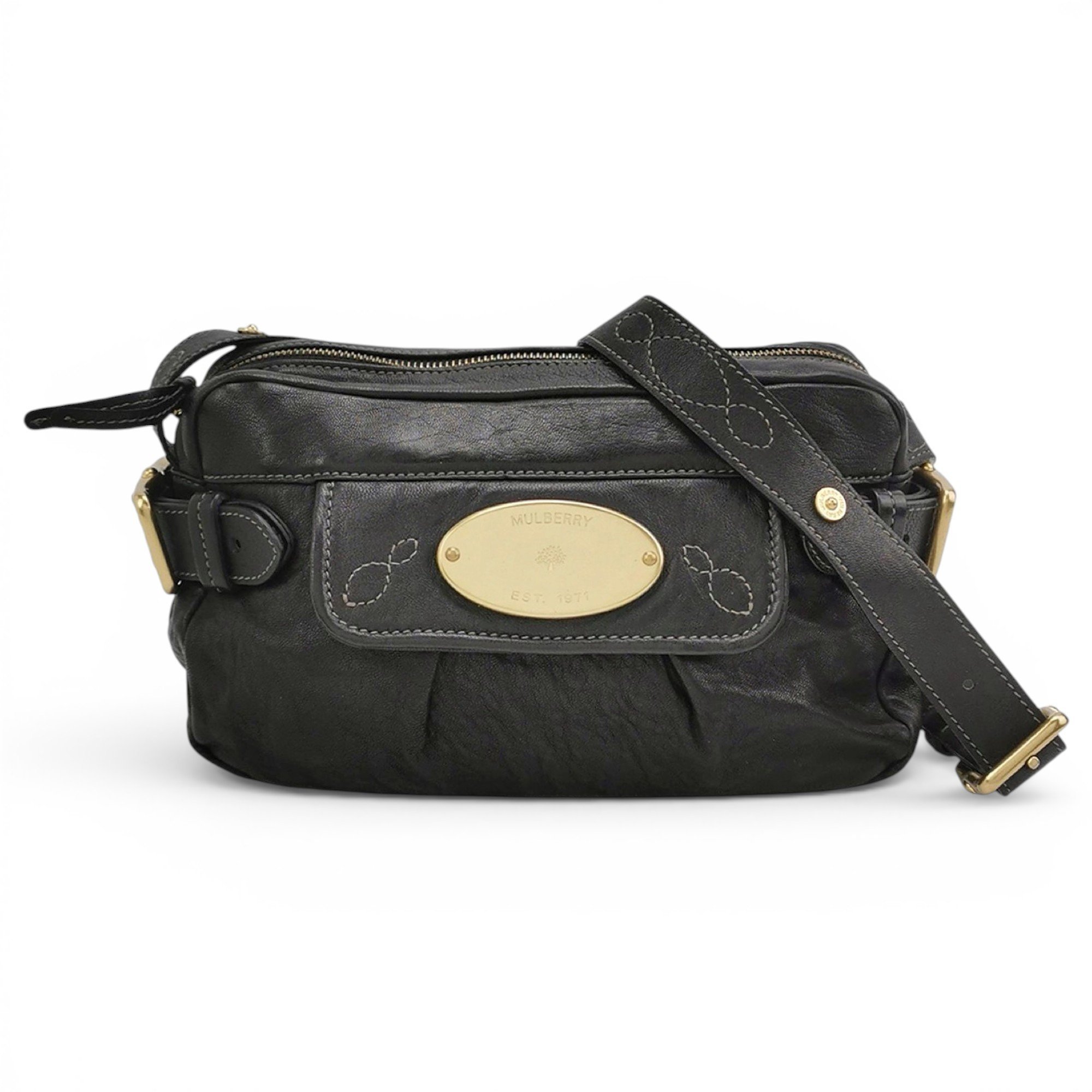 Leather crossbody bag