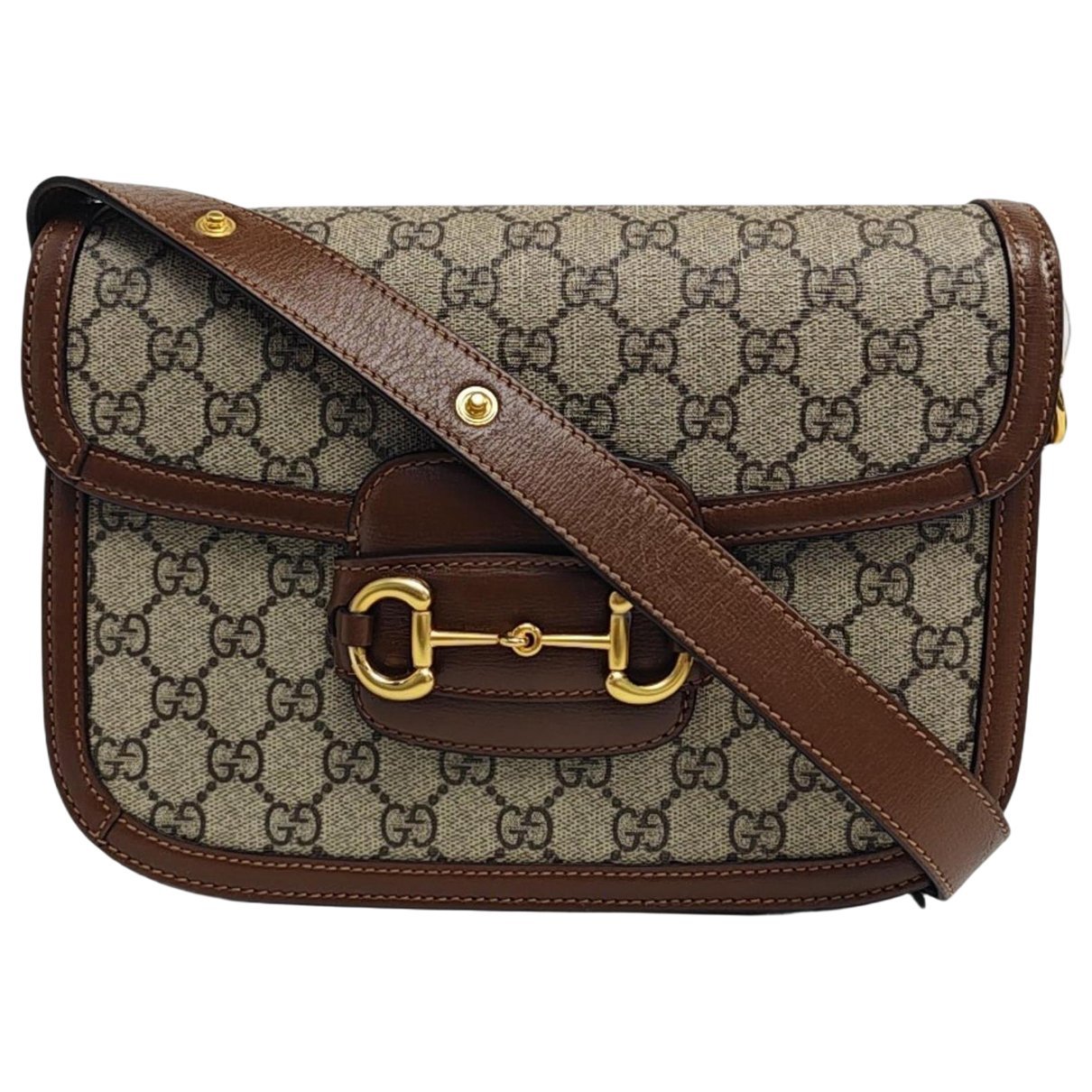 Handle Horsebit 1955 leather crossbody bag