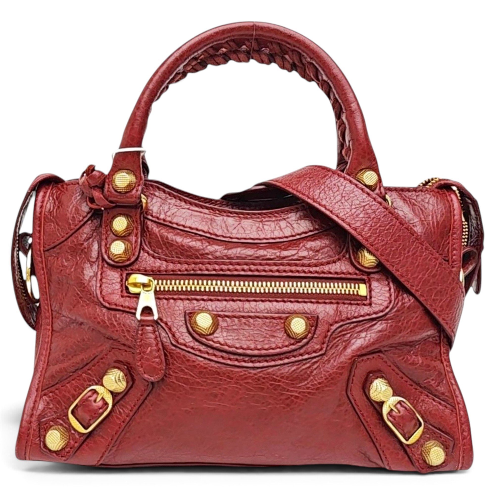 Leather handbag
