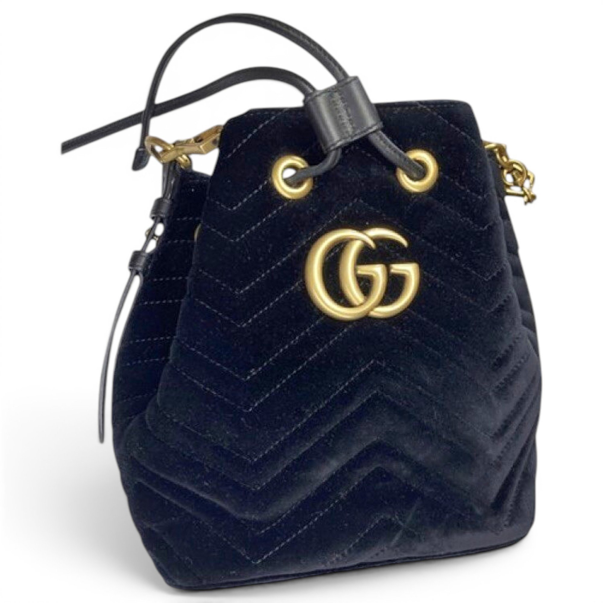 Gucci GG Marmont Chain Bucket crossbody bag