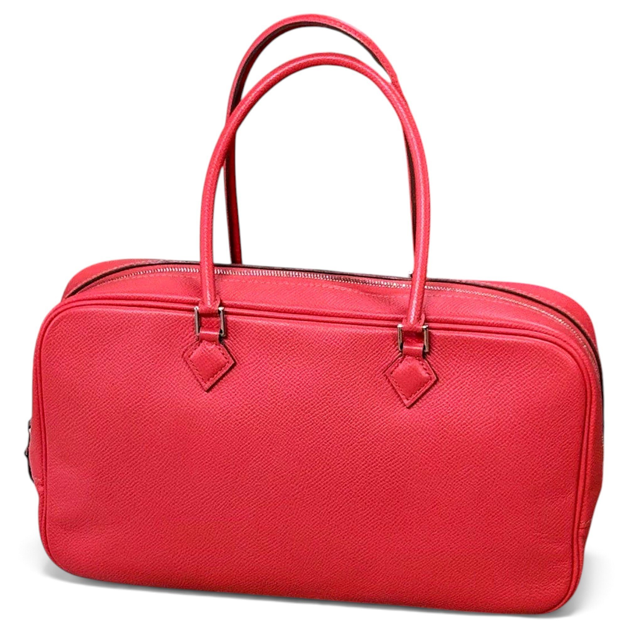 Plume leather handbag
