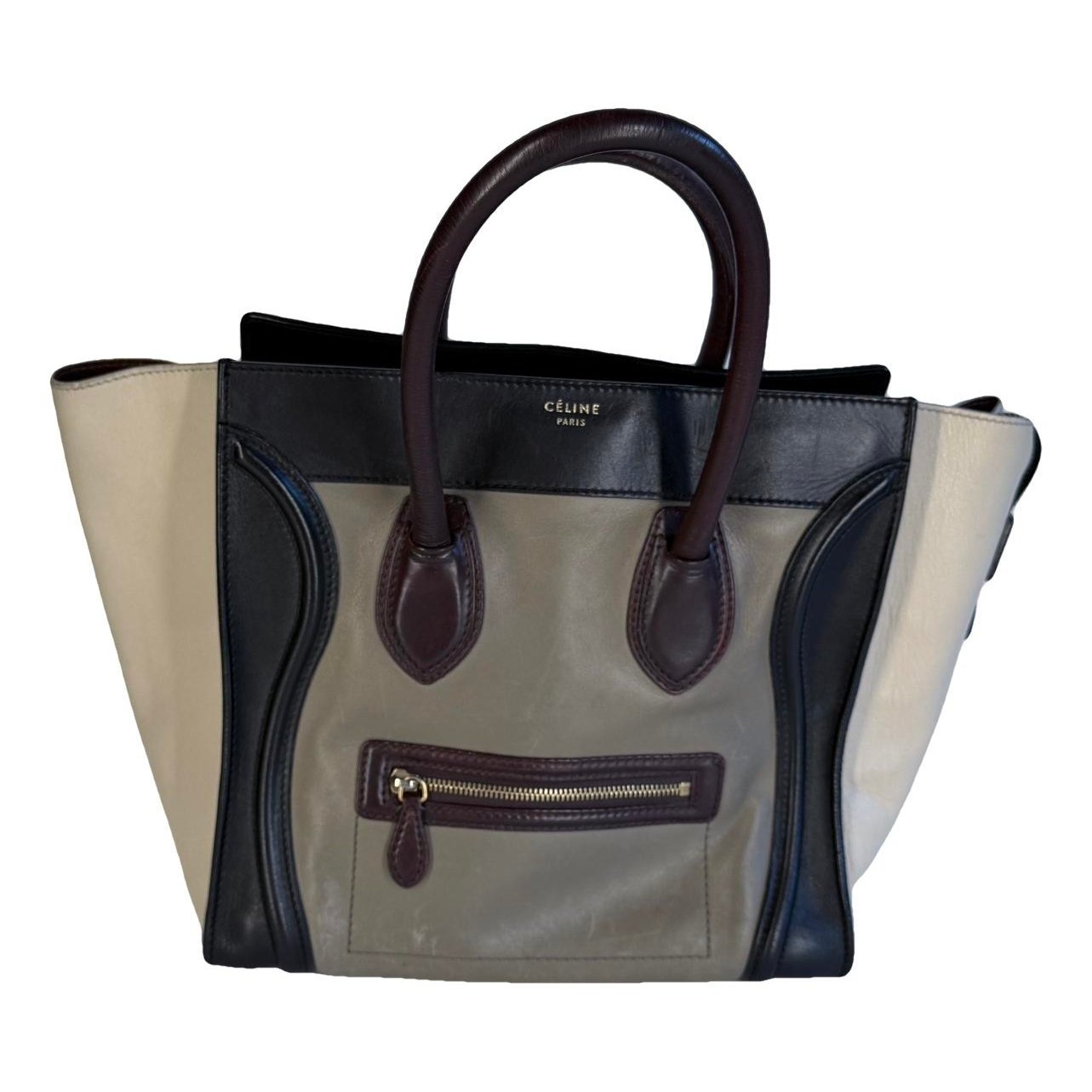 Luggage leather handbag