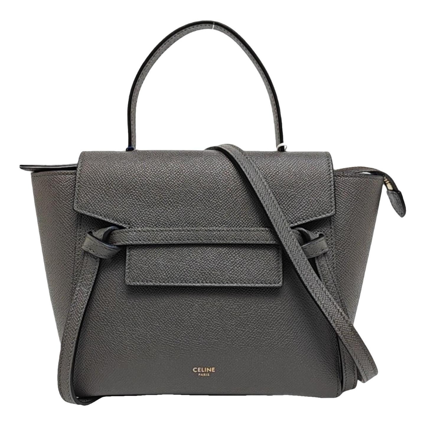 Belt leather handbag