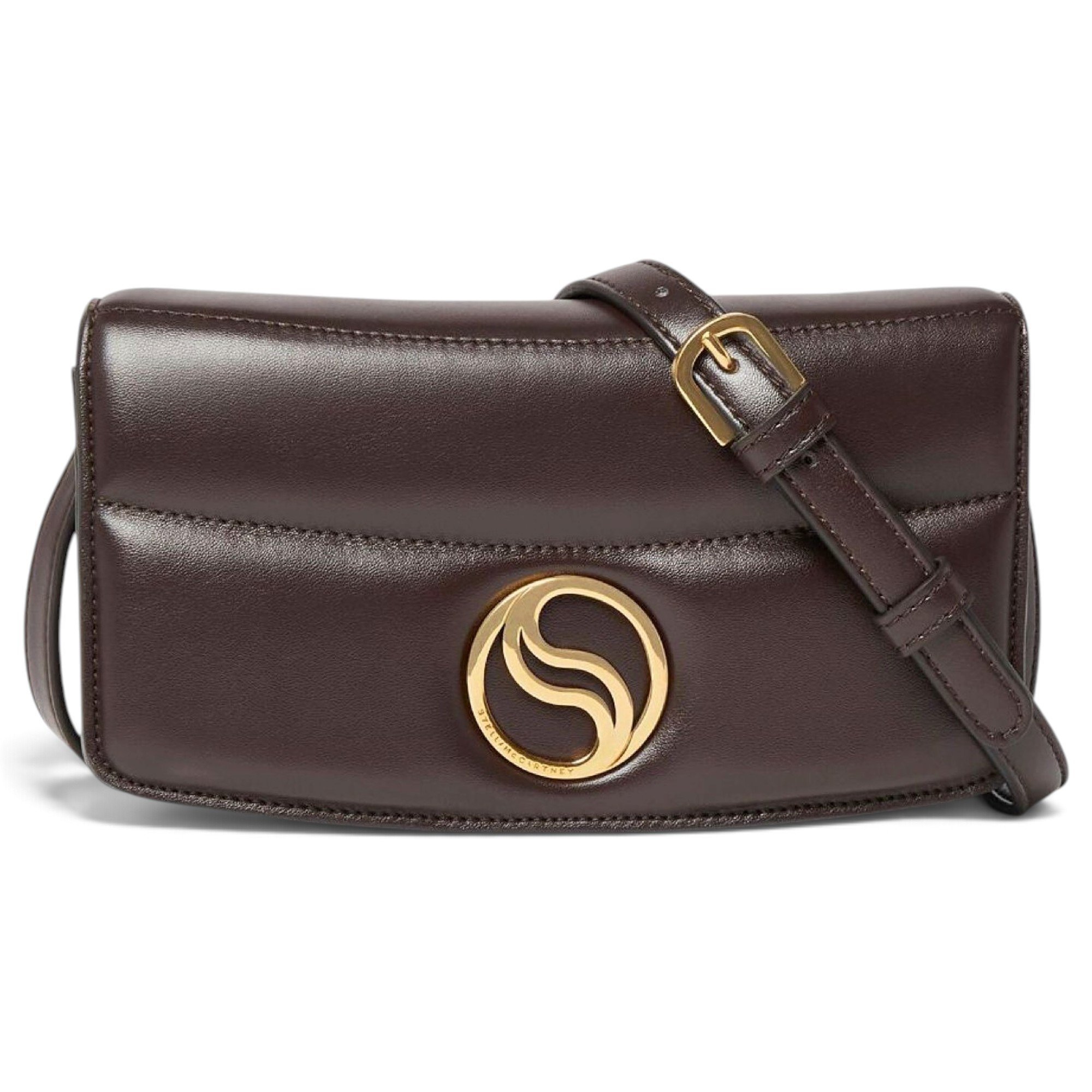 Logo vegan leather handbag