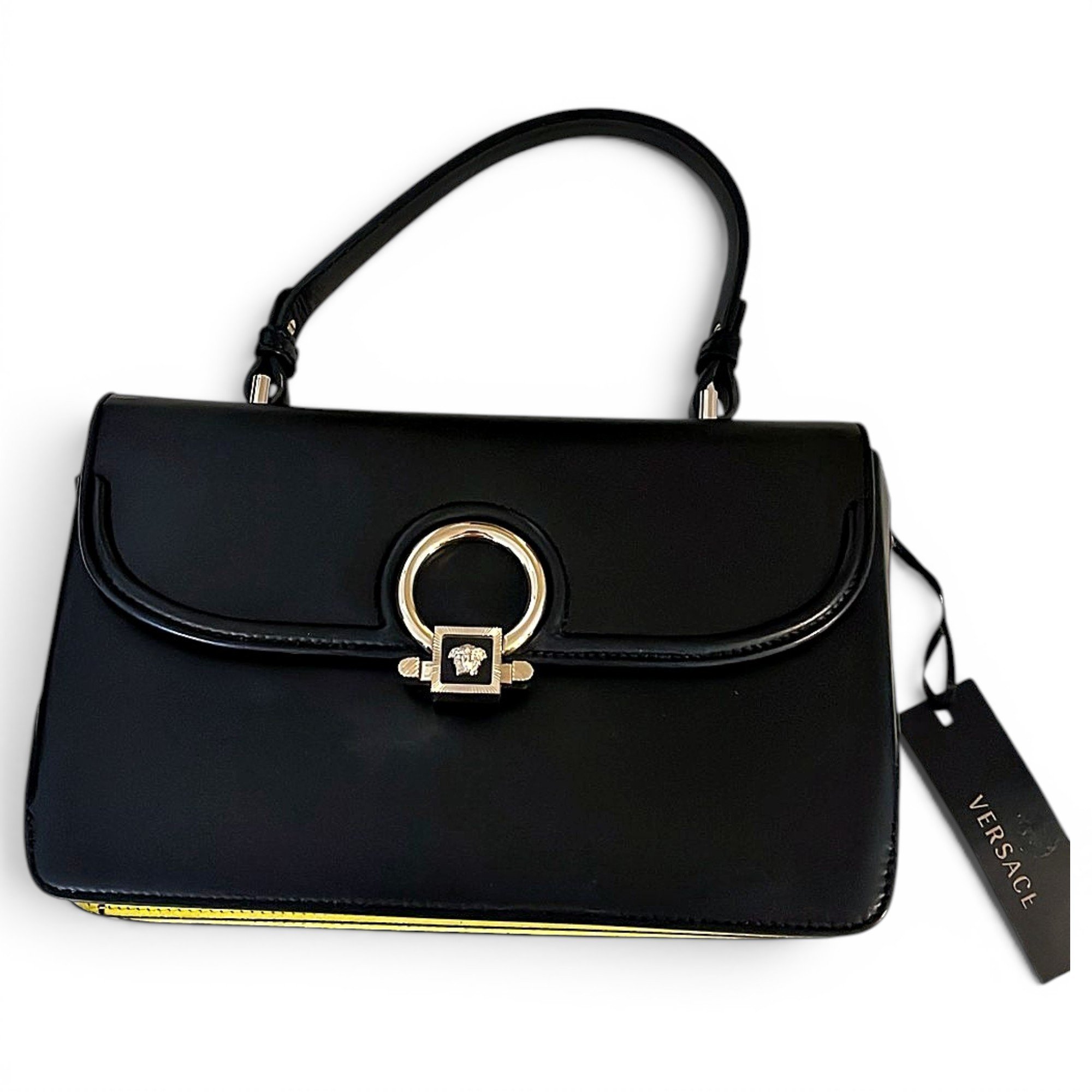 Versace DV ONE leather handbag