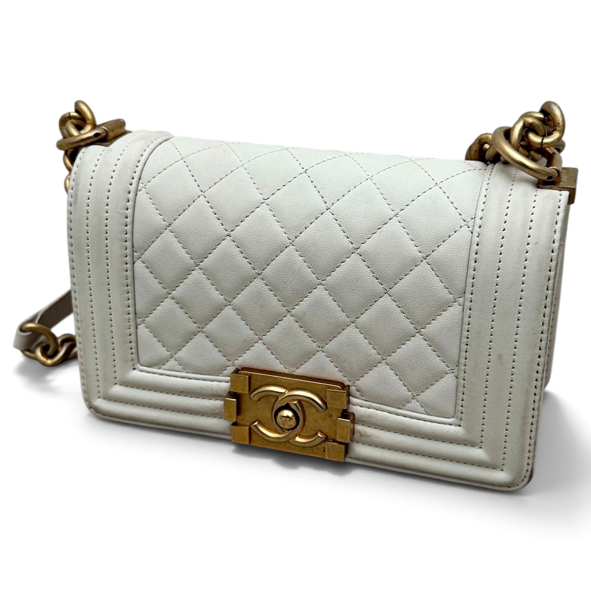 Boy leather crossbody bag