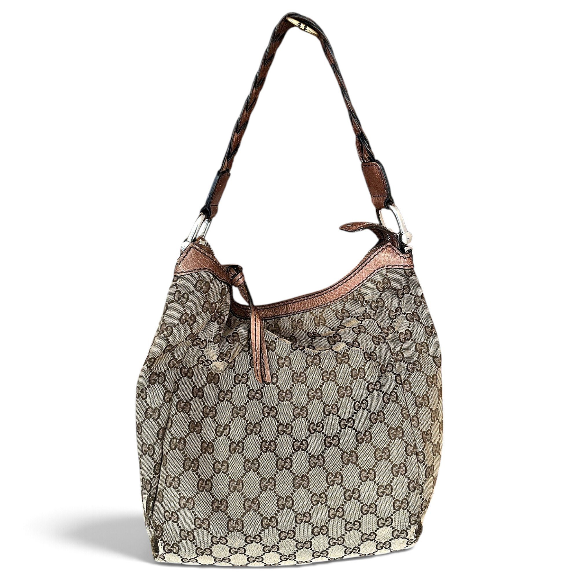 Hobo leather handbag