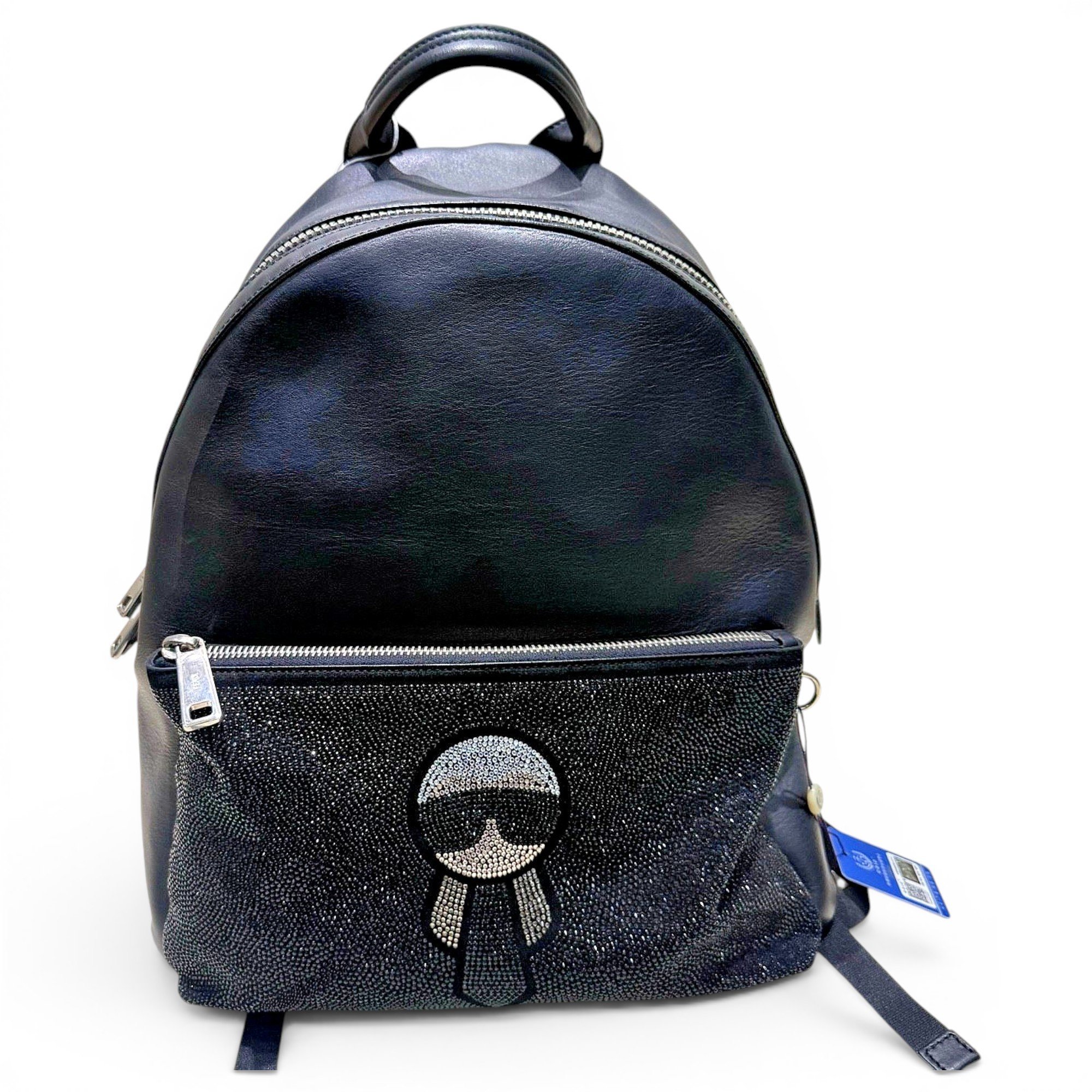 Leather backpack