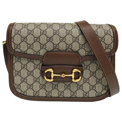 Handle Horsebit 1955 leather crossbody bag