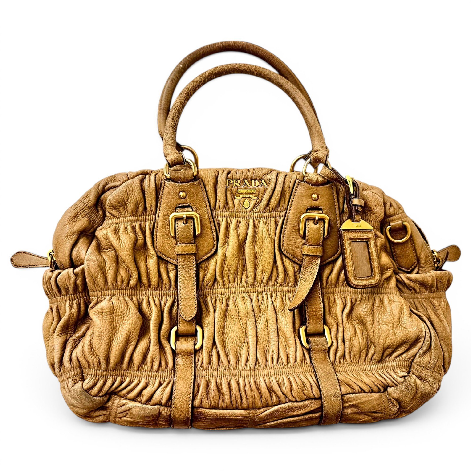 Leather handbag