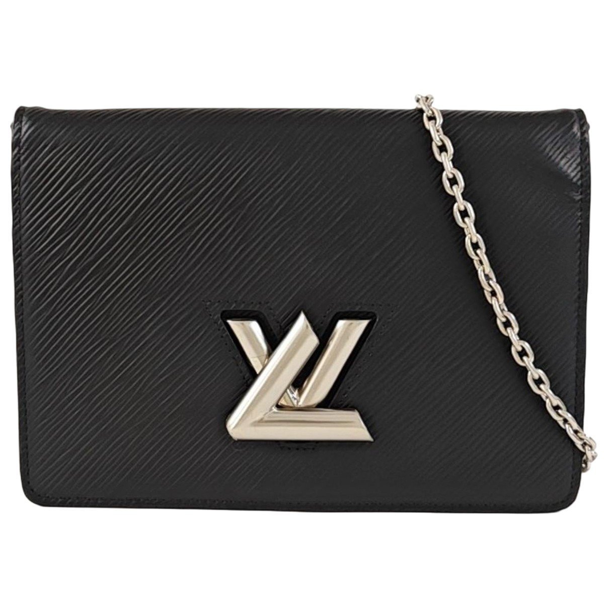 Twist Belt Wallet On Chain leather handbag