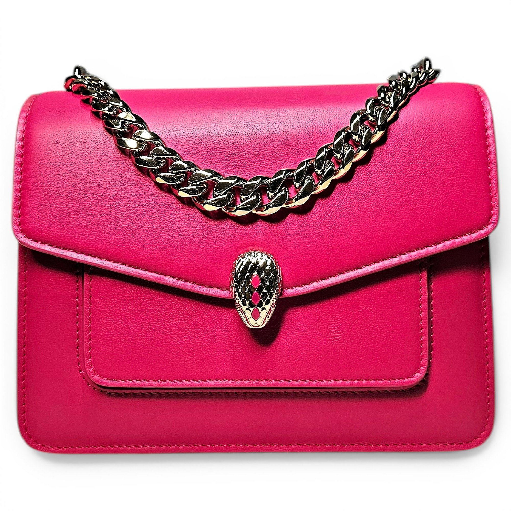 Bvlgari Serpenti leather handbag