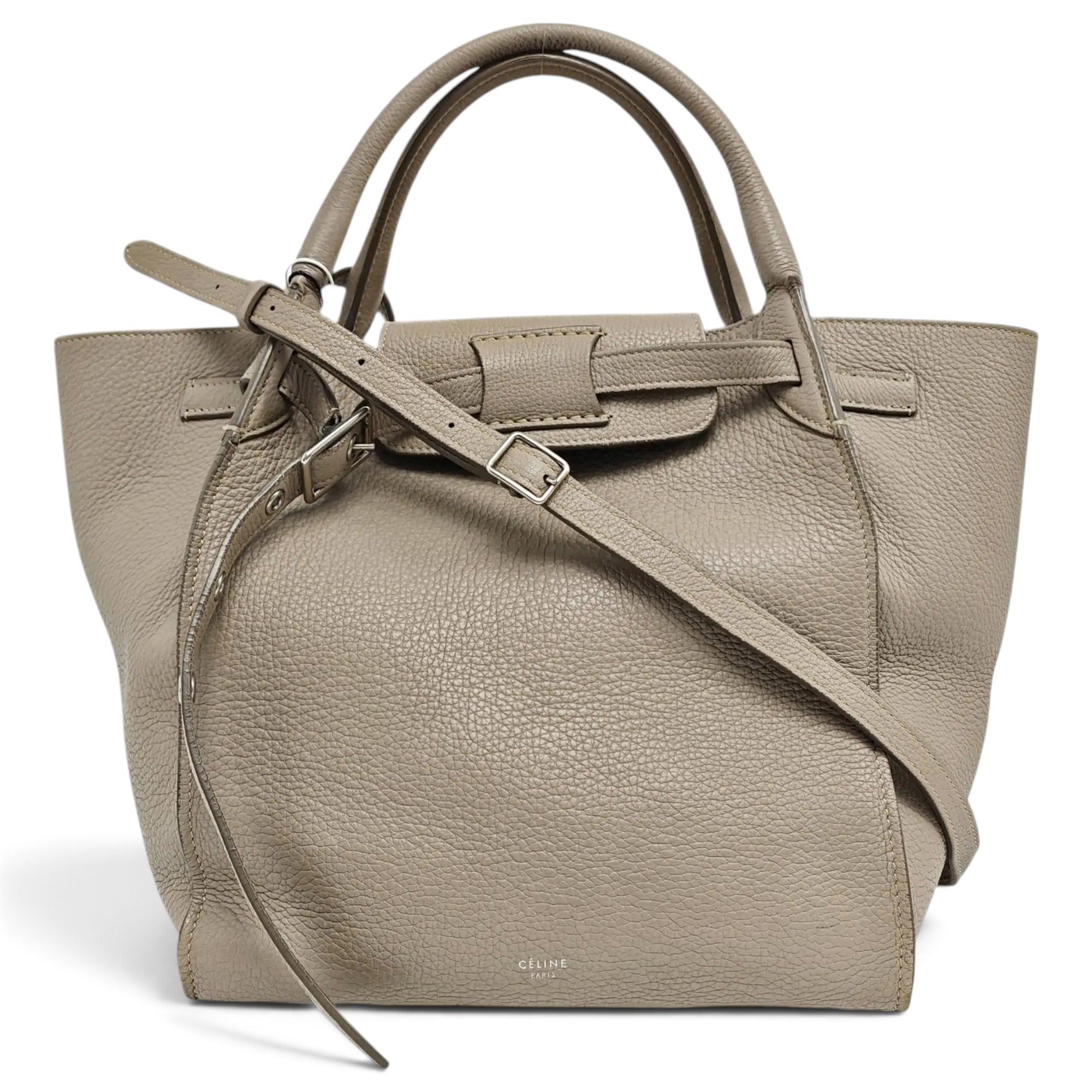 Big Bag leather handbag