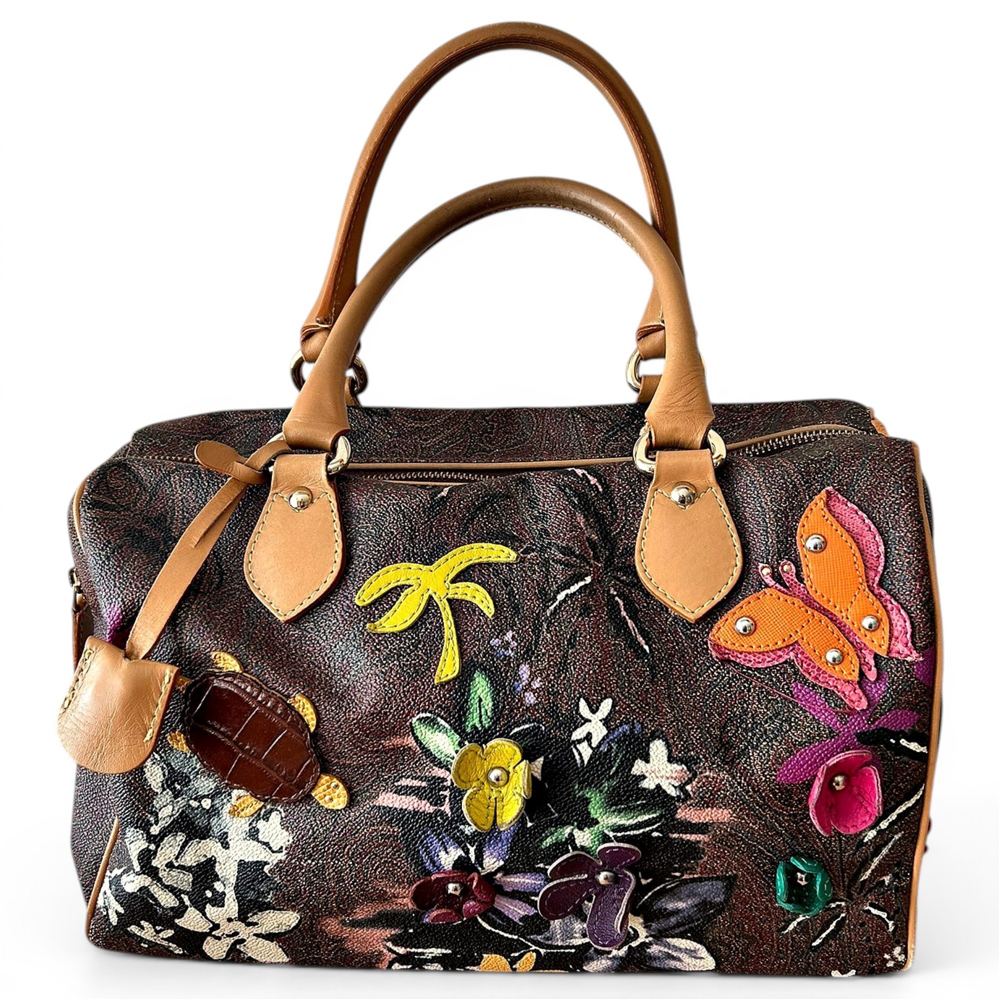 Leather handbag