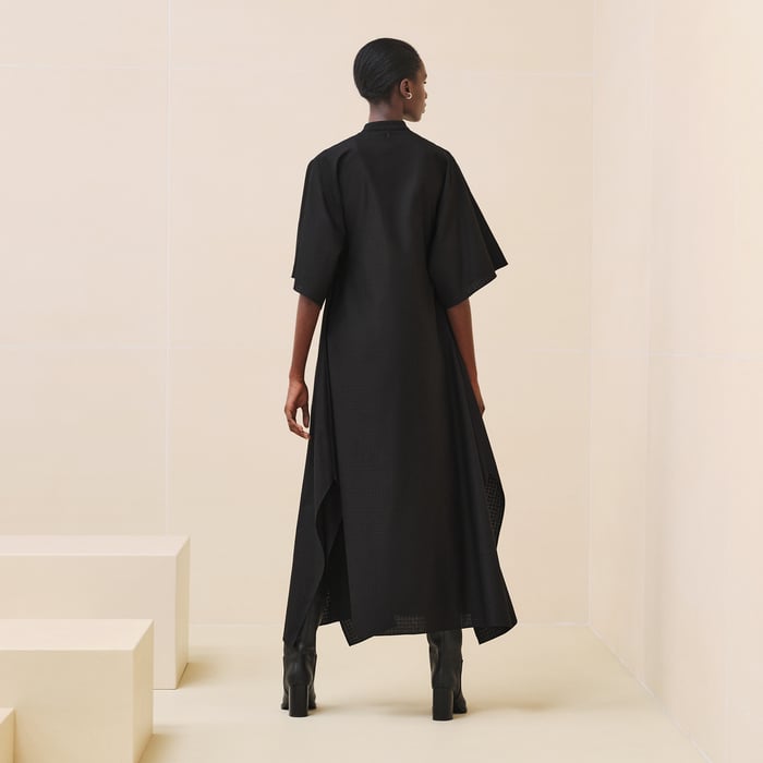 Noir "Mosaique" Prairie Dress