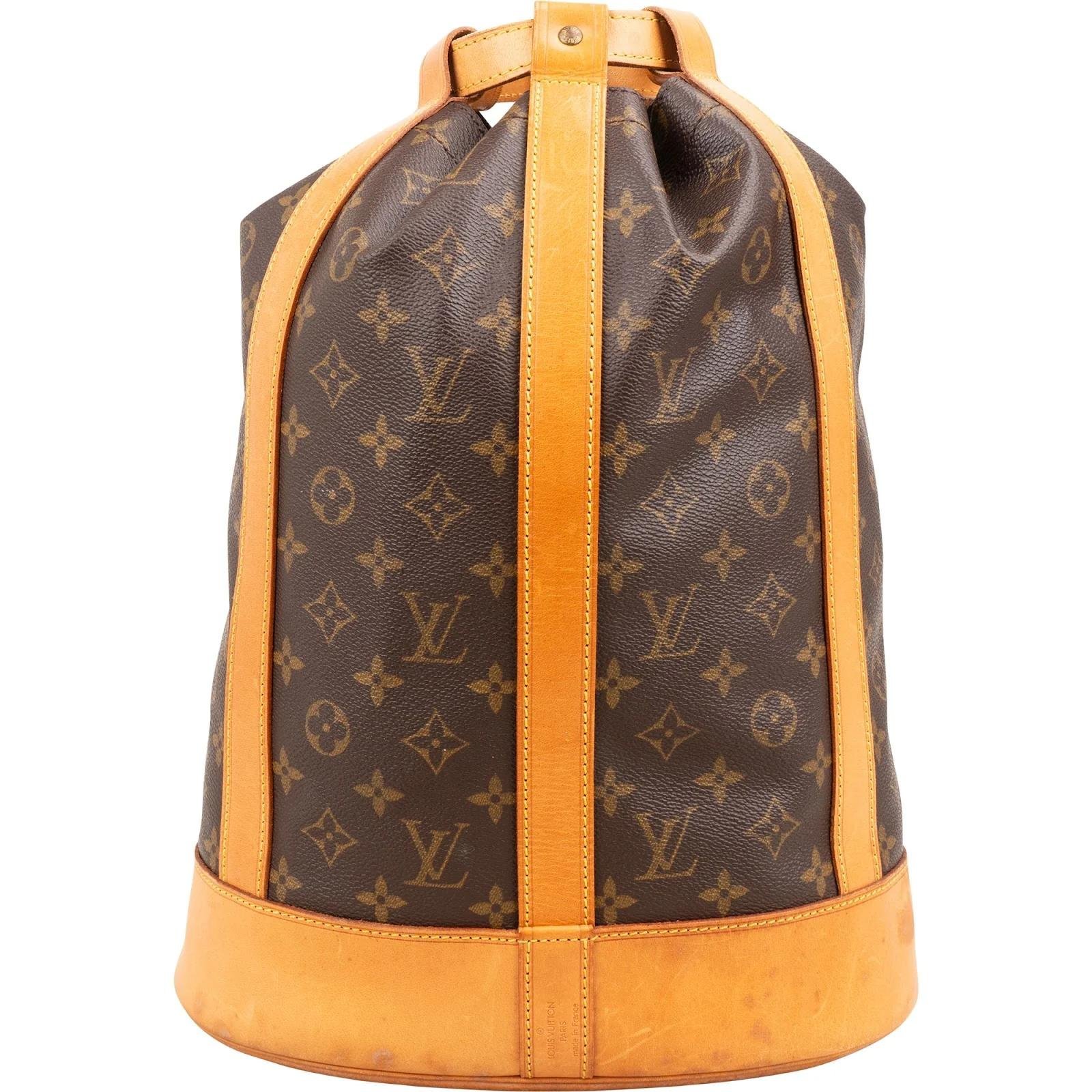 Randonnée leather backpack