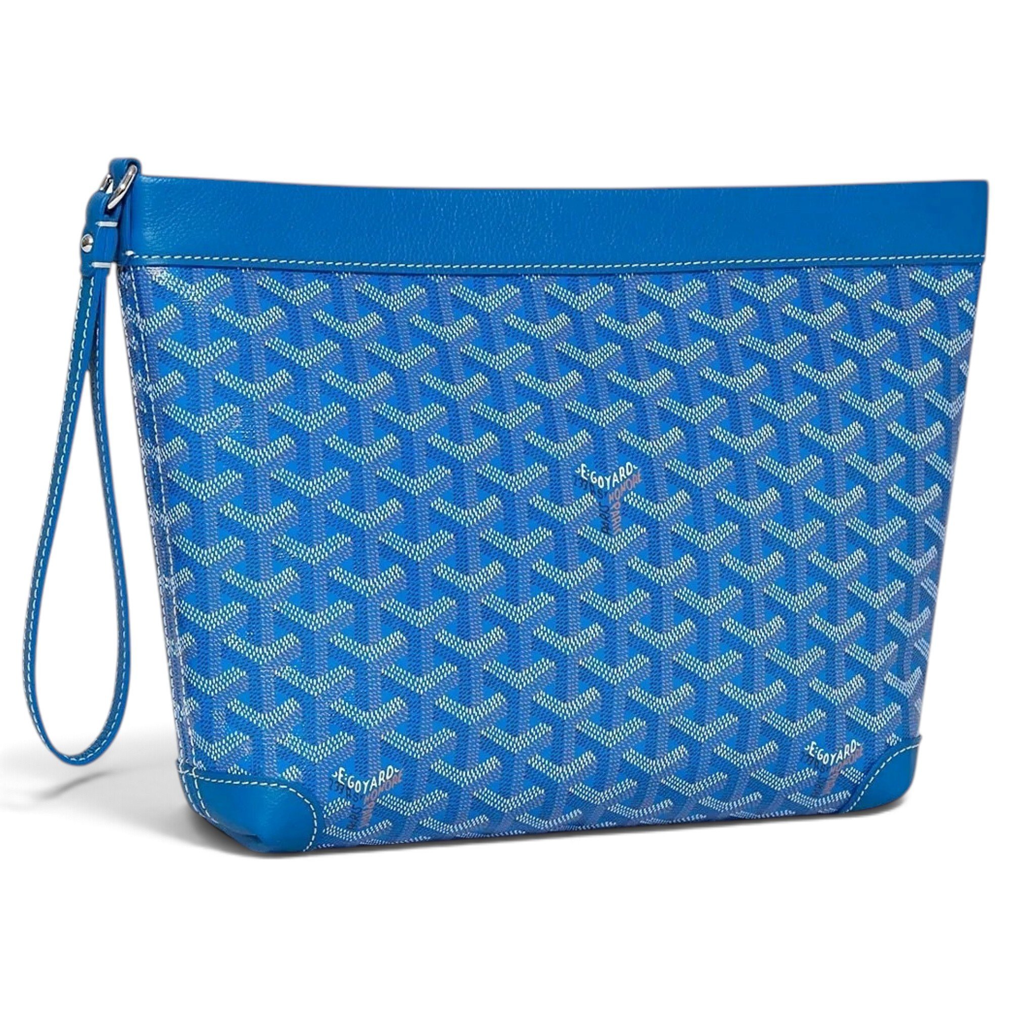 Goyard Jouvence leather clutch bag