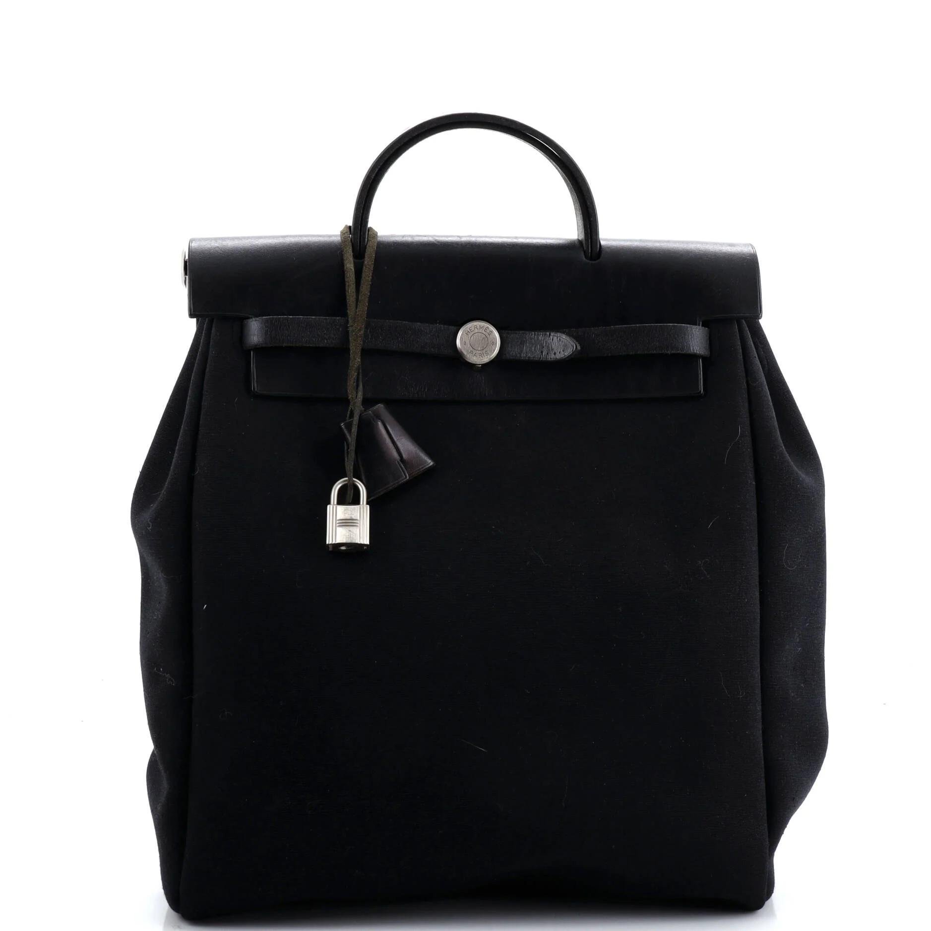 Leather backpack