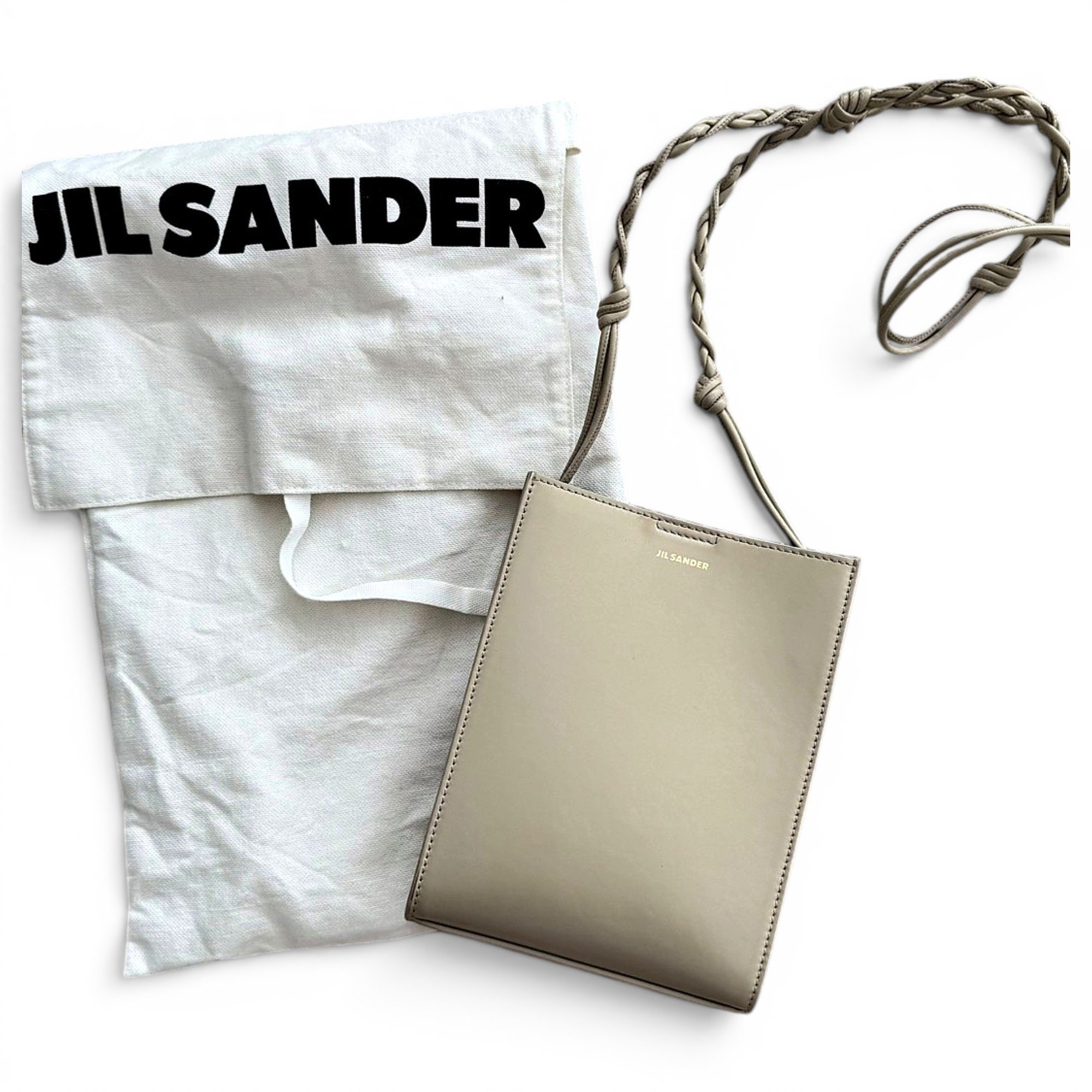 Tangle leather crossbody bag