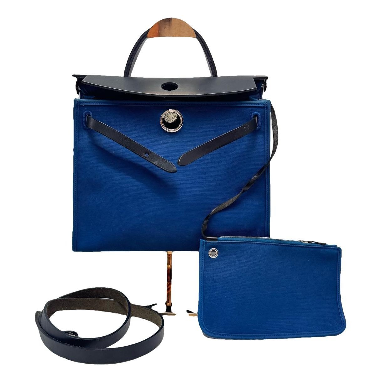 Hermes Herbag cloth handbag