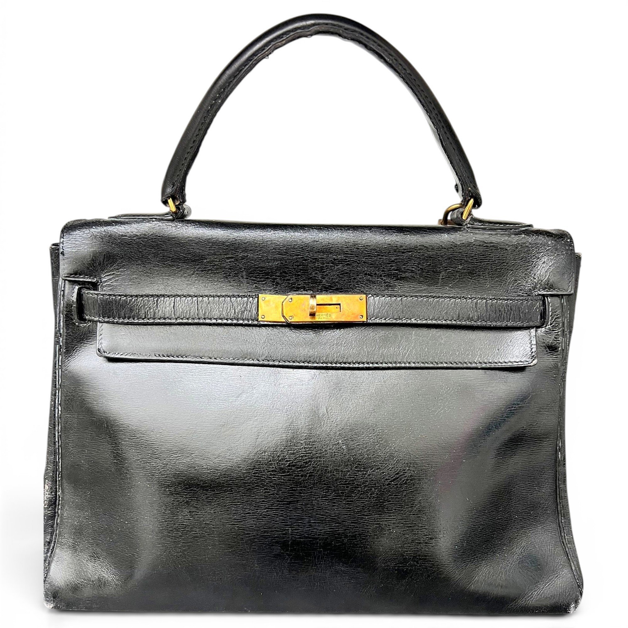 Kelly 32 leather handbag