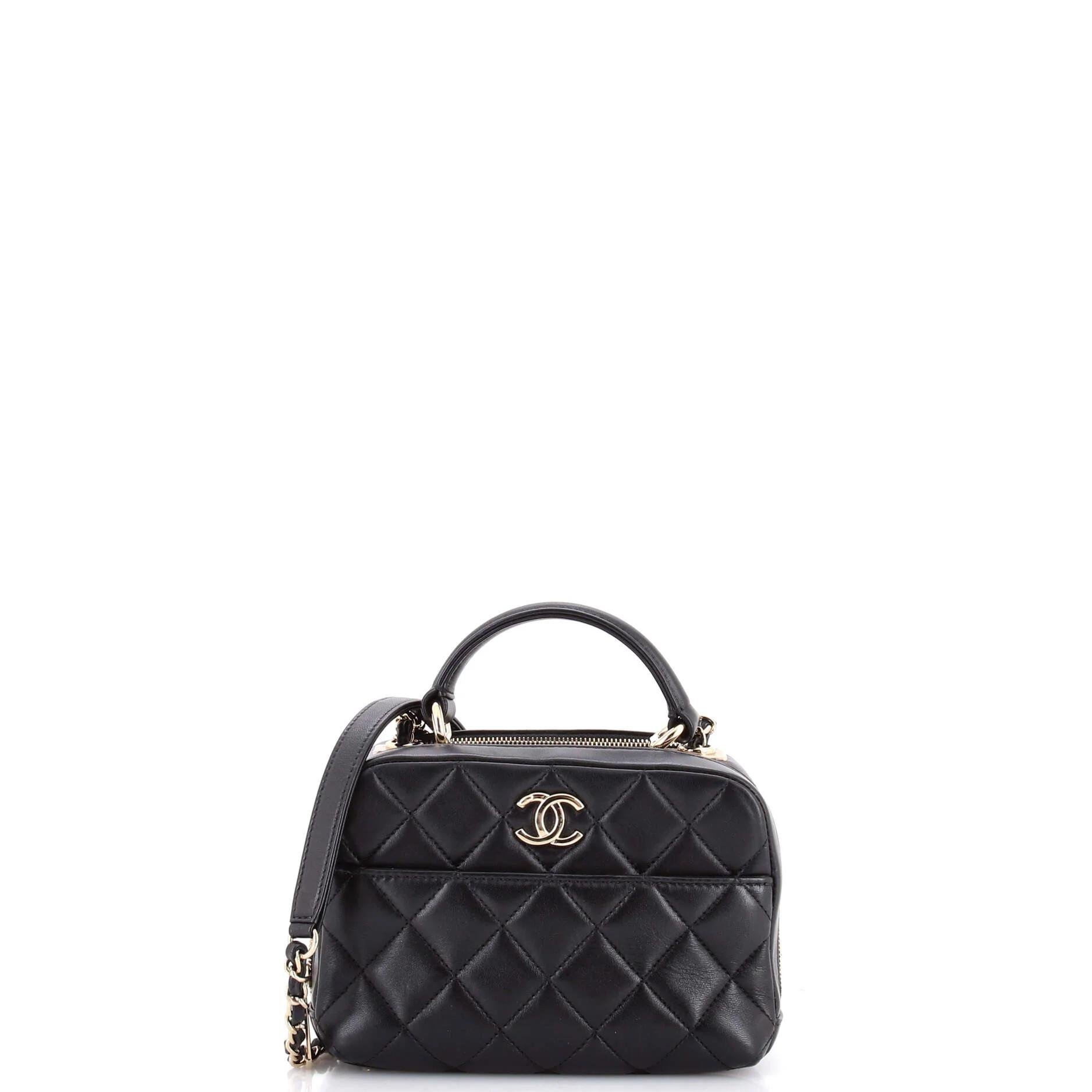 Trendy CC Bowler leather bowling bag