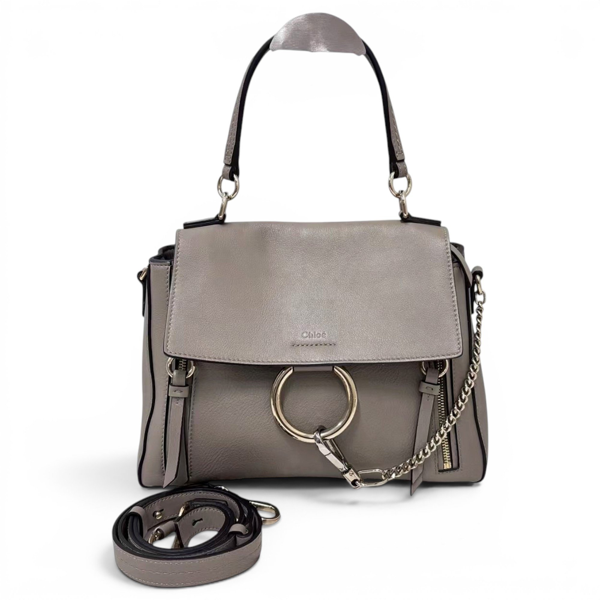 Faye leather handbag
