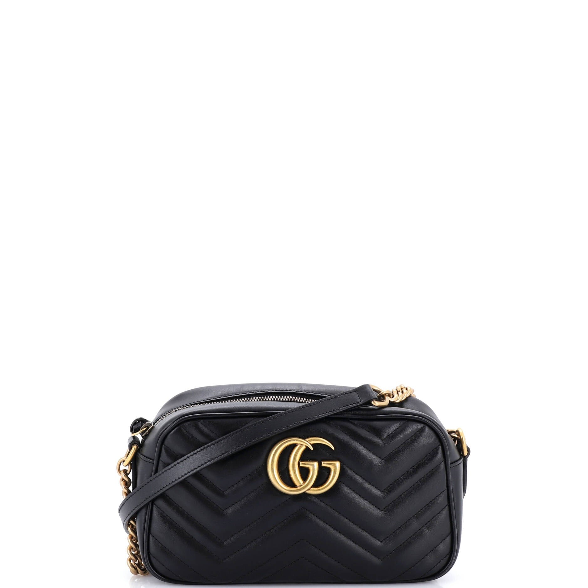 GG Marmont Shoulder Bag Matelasse Leather Small