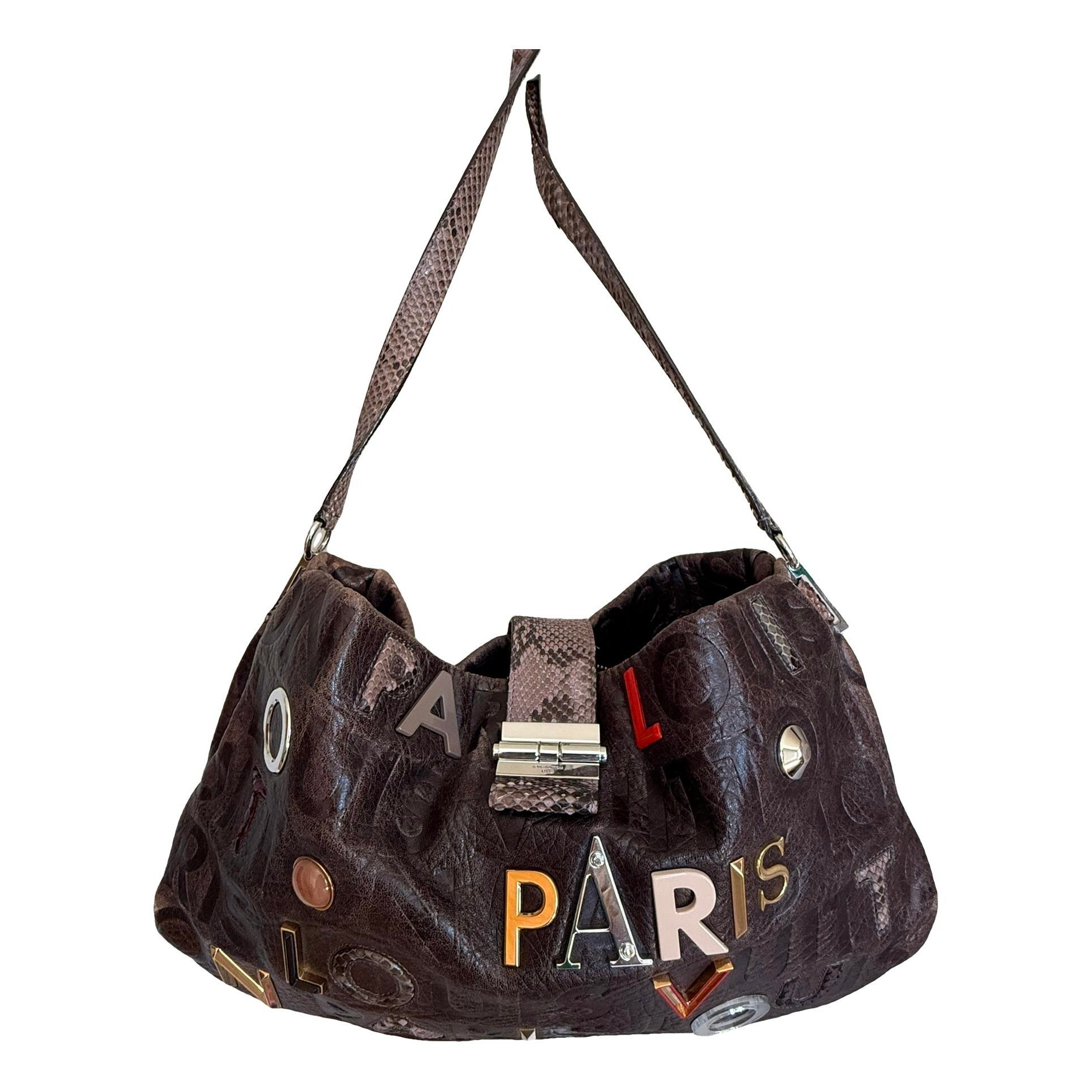Leather handbag