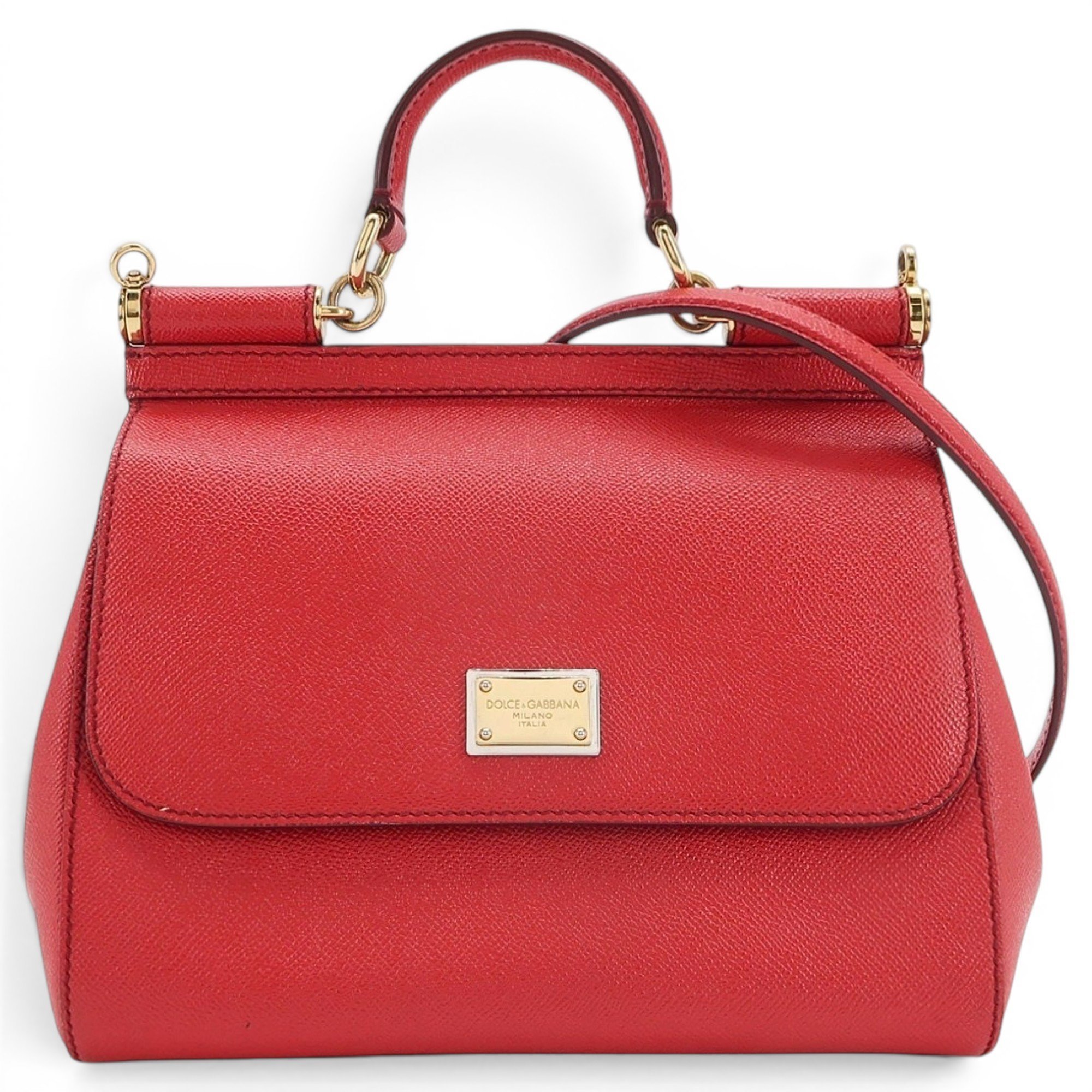 Dolce & Gabbana Sicily leather handbag
