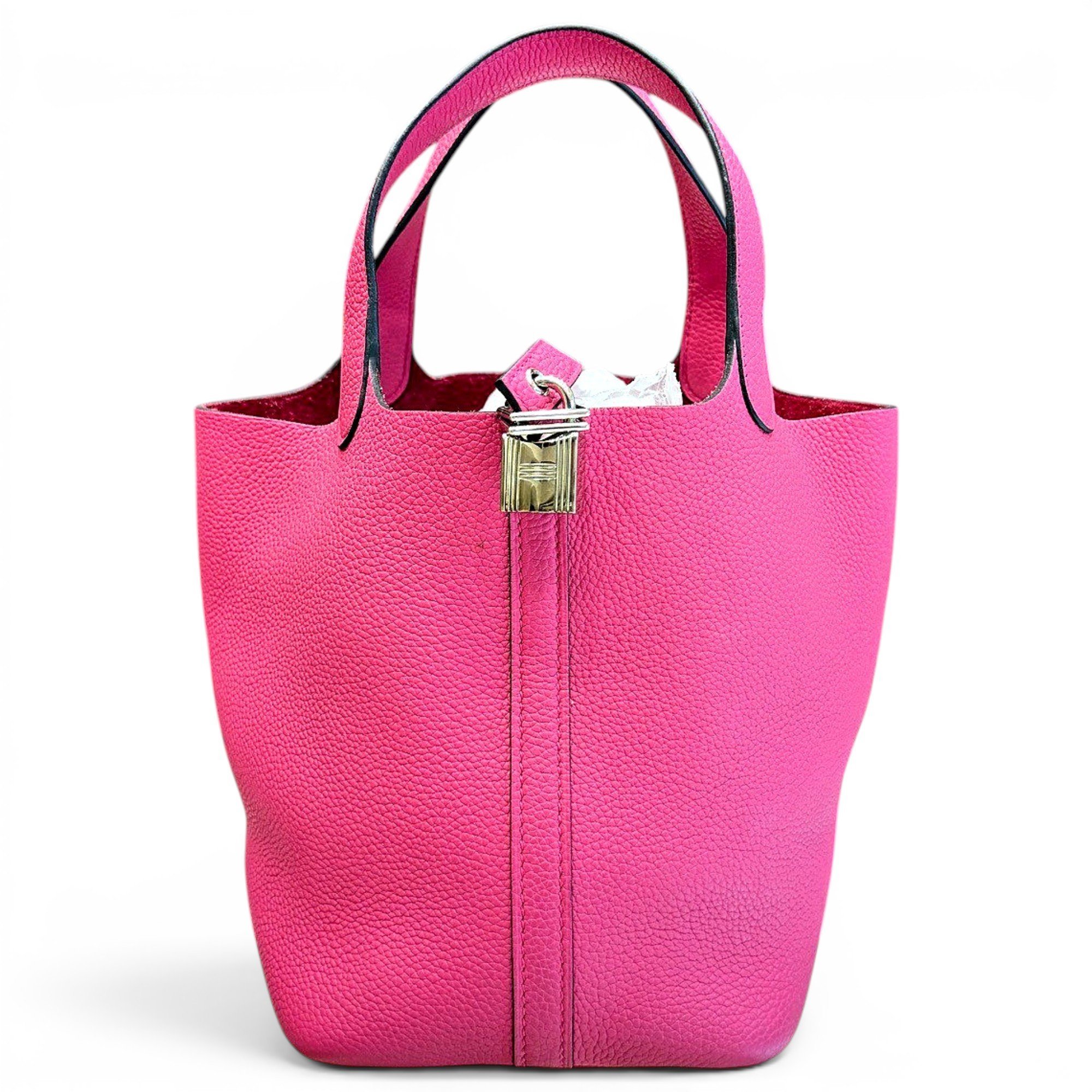 Picotin leather handbag