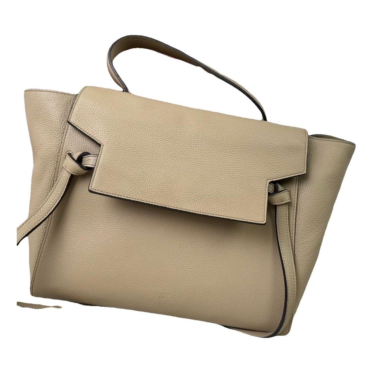 Belt leather handbag