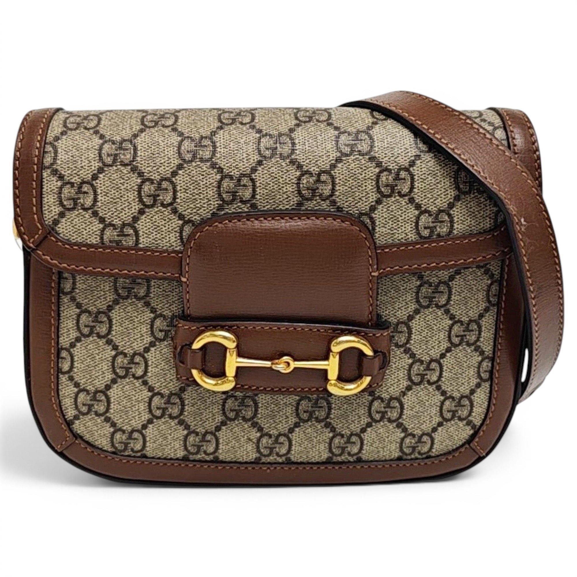 Handle Horsebit 1955 leather handbag