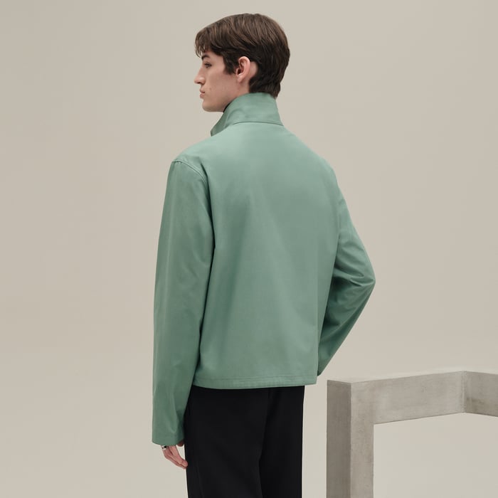 Céladon Zipped Jacket Shirt