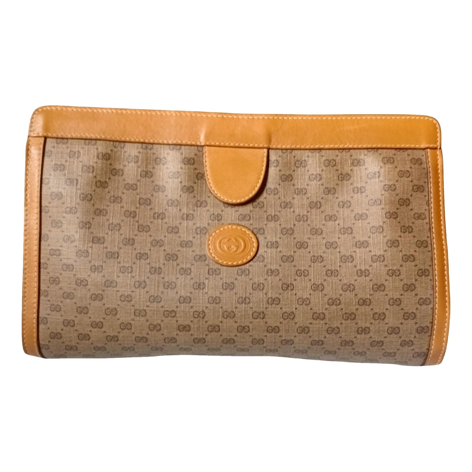 Ophidia leather clutch bag