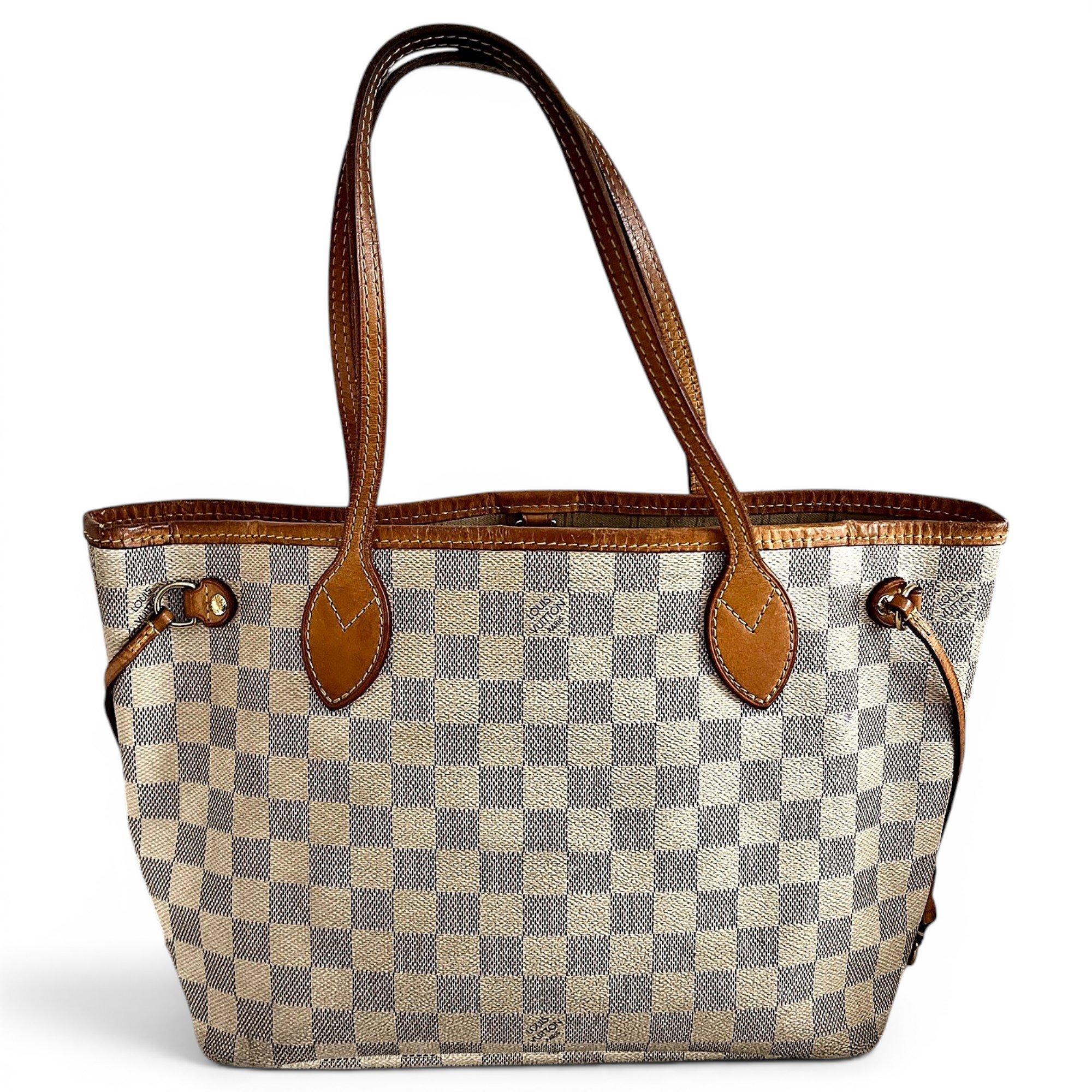 Neverfull leather tote