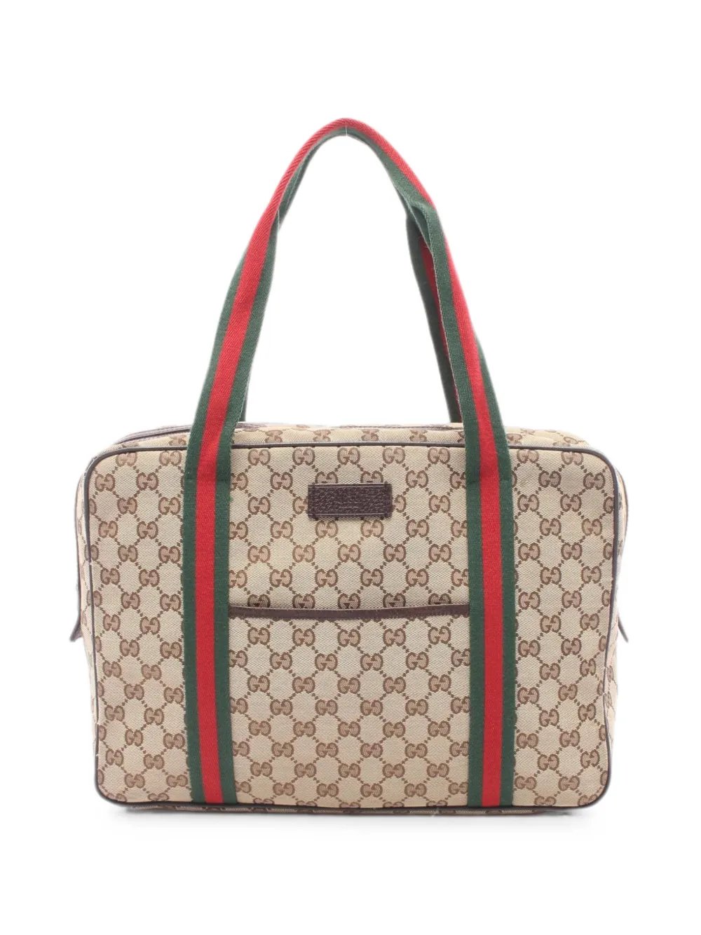 2000s GG canvas Web-stripe tote bag
