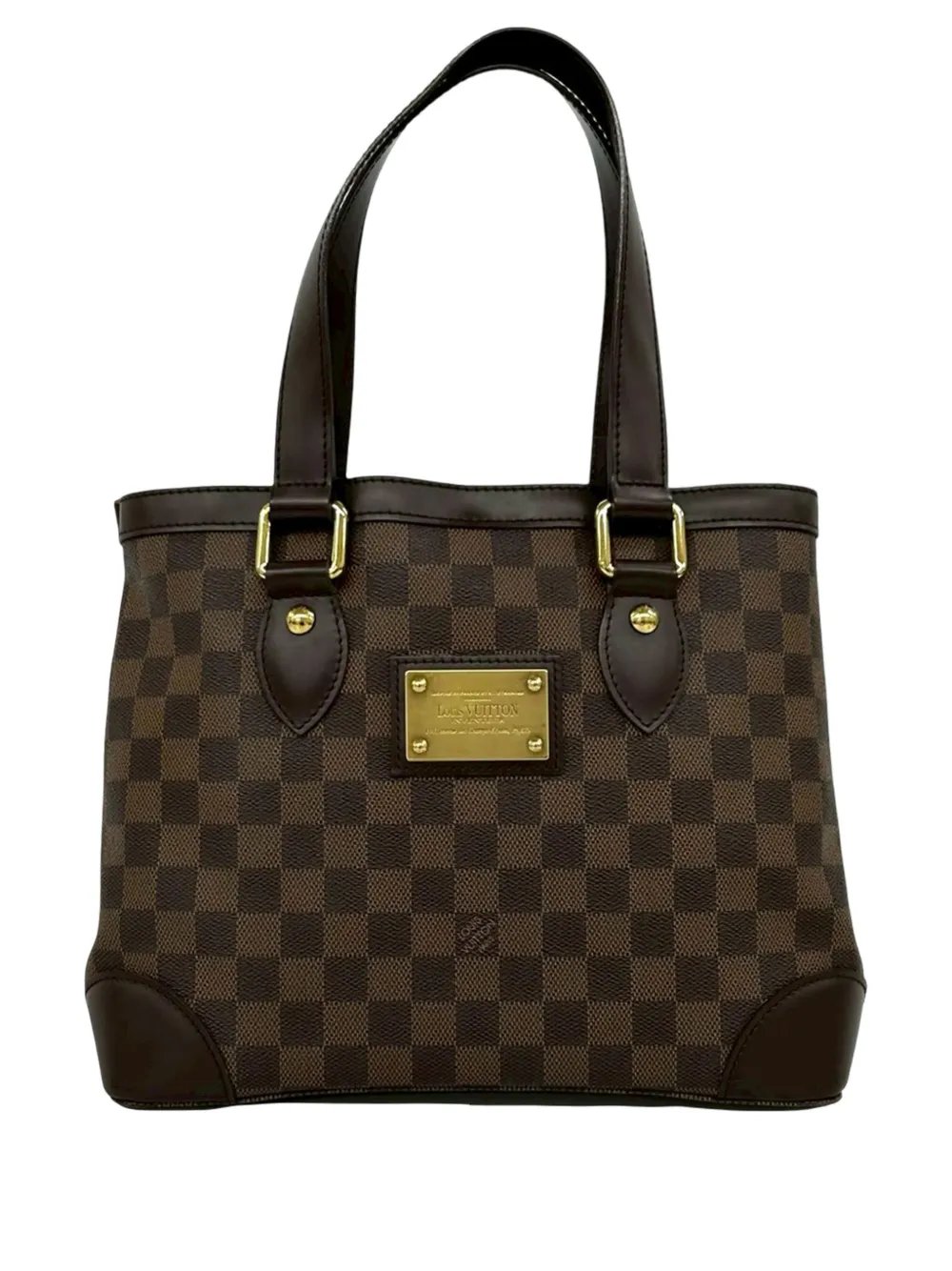 2009 Damier Ebene Hampstead PM tote bag