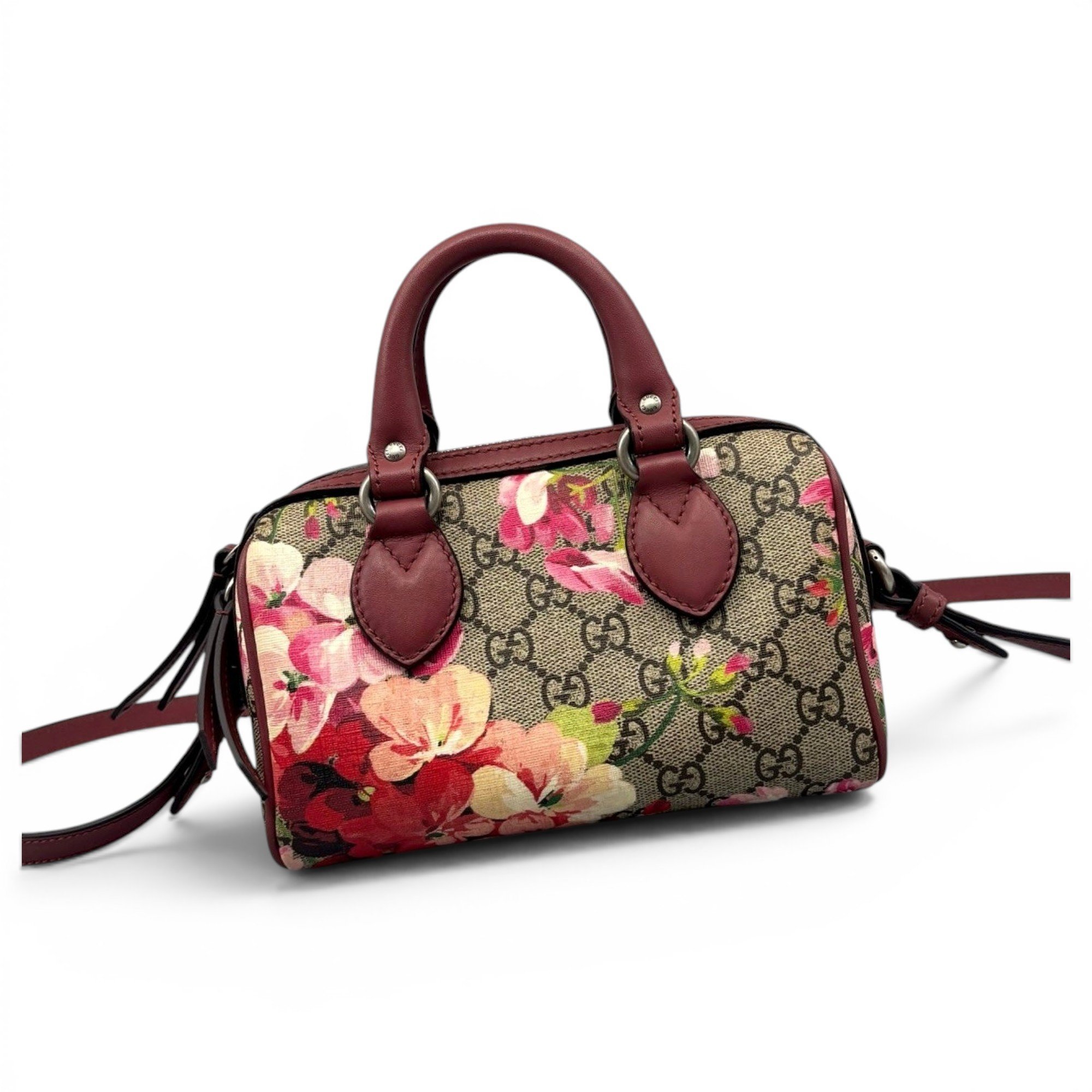 Boston leather handbag