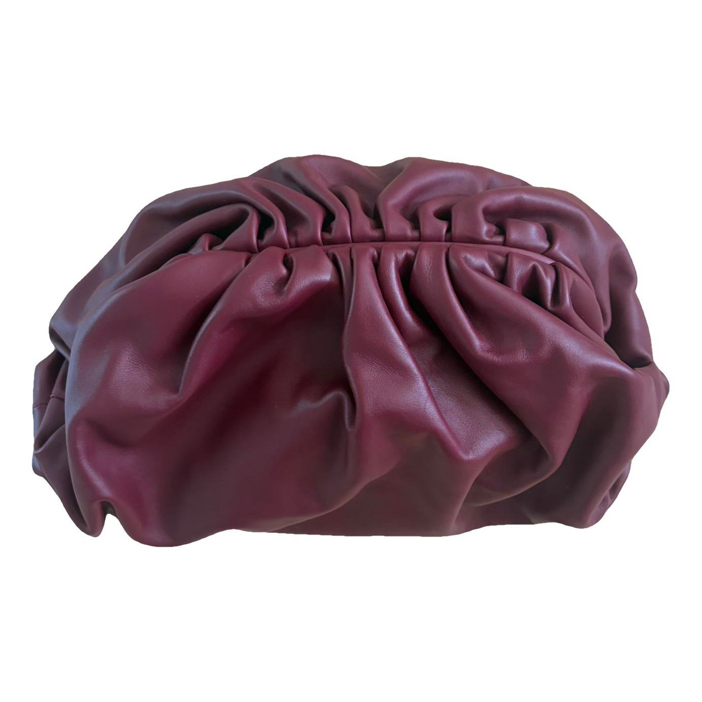 Leather clutch bag