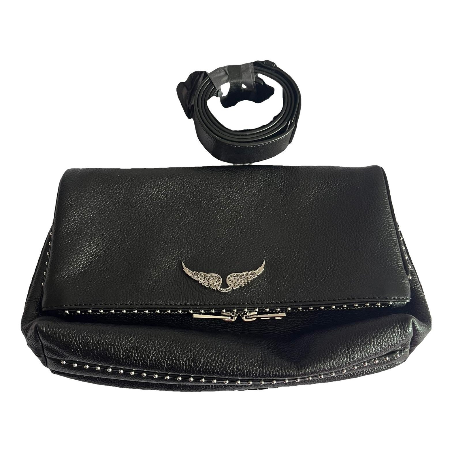 Rock leather crossbody bag