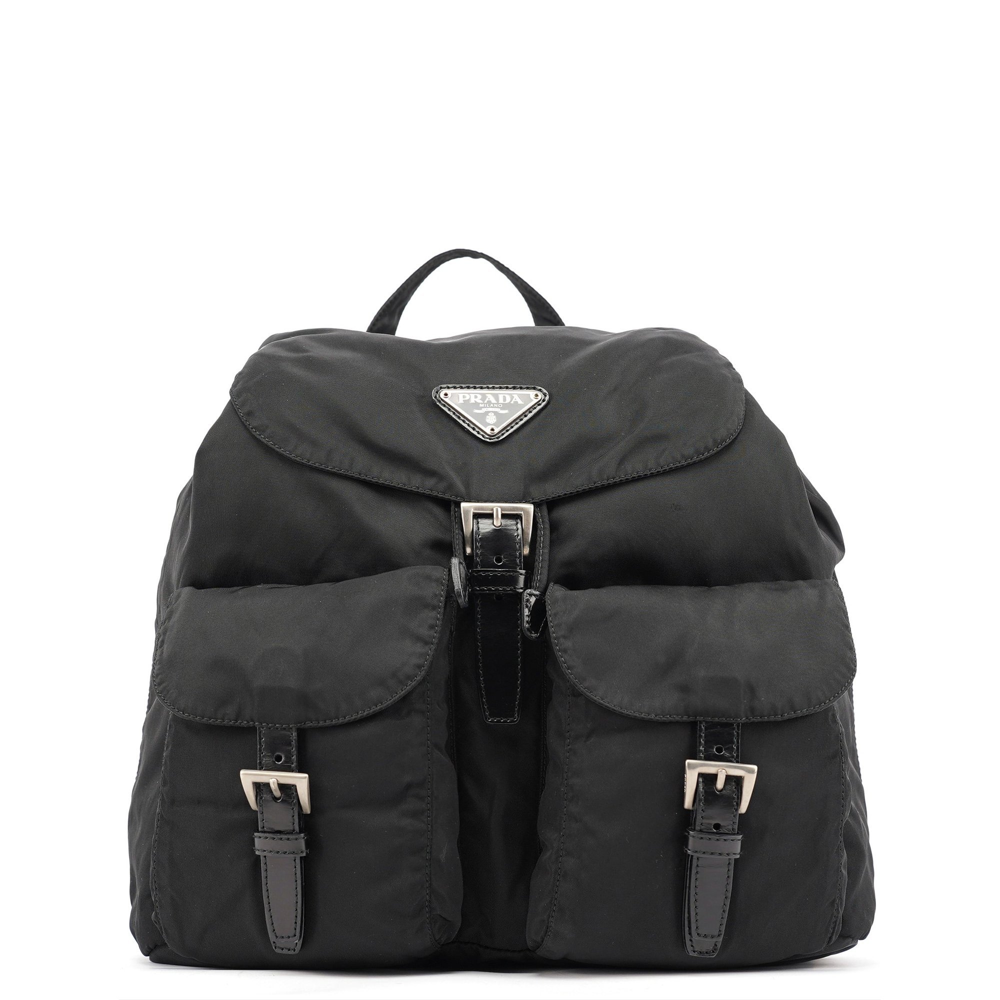 Leather backpack