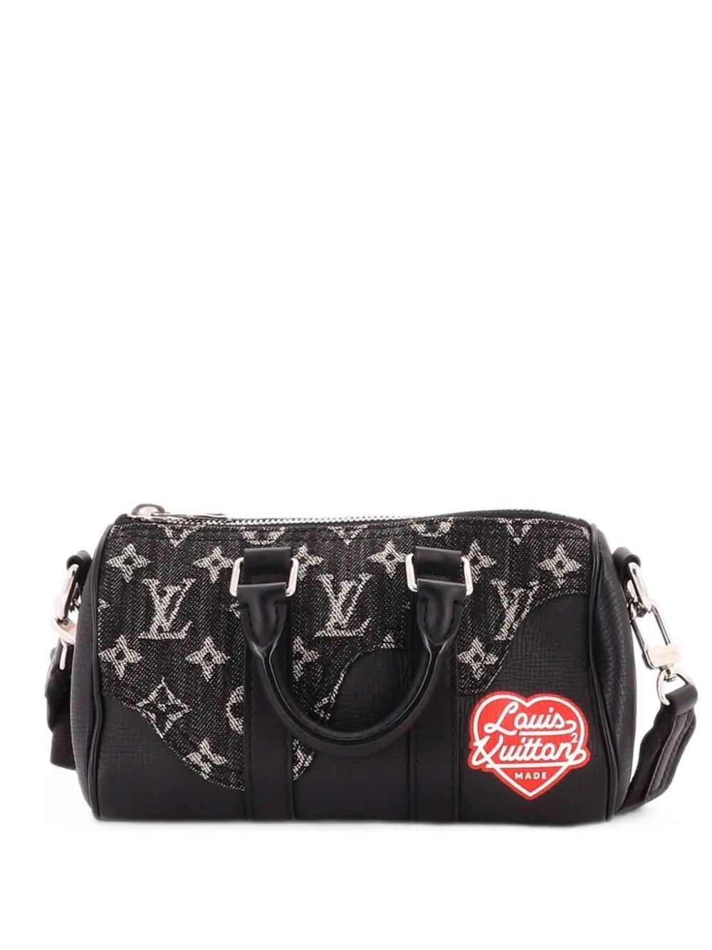 Nigo Keepall Bandouliere Bag Monogram Denim and Taurillon Leather XS shoulder bag