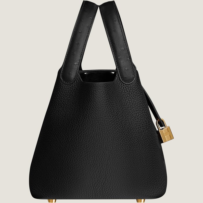 Noir Picotin Lock 18 Bag