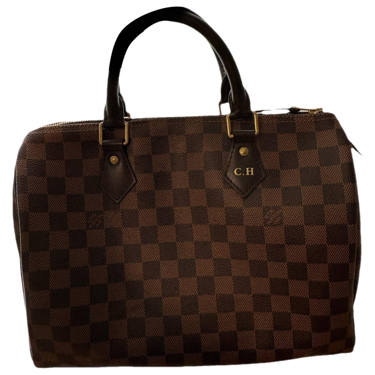 Speedy leather handbag