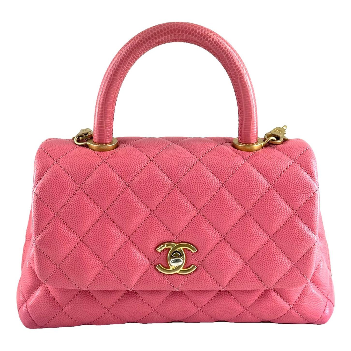 Coco Handle leather handbag