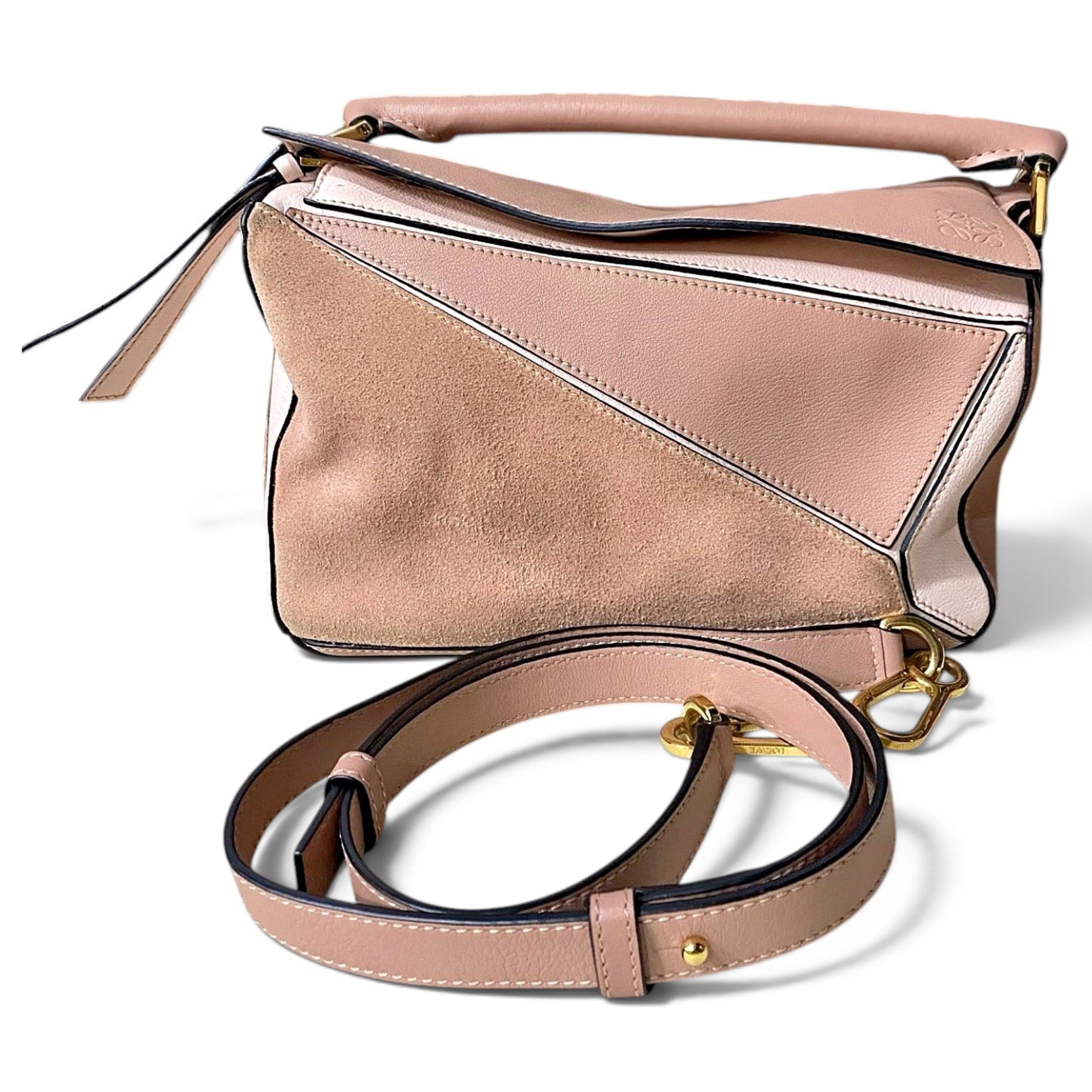 Puzzle crossbody bag